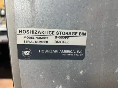 Used Hoshizaki Used 30" Hoshizaki B-500PF 500lb Ice Machine Storage Bin Restaurant Storage Containers Illinois US | Falcon Restaurant Supply #1374996