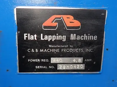Used C & B MACHINE PRODUCTS INC _UNKNOWN_ Lappers Ohio US | HGR 24 #864672