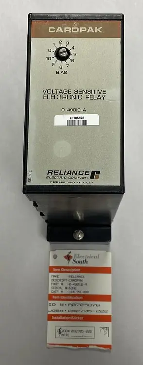 Used RELIANCE ELECTRIC 0-49012-A Misc Electrical & Power Parts Ohio US | Surplus Asset Holdings #1236935