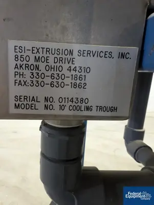 N/A 120" Extrusion Services Inc Water Bath, S/S