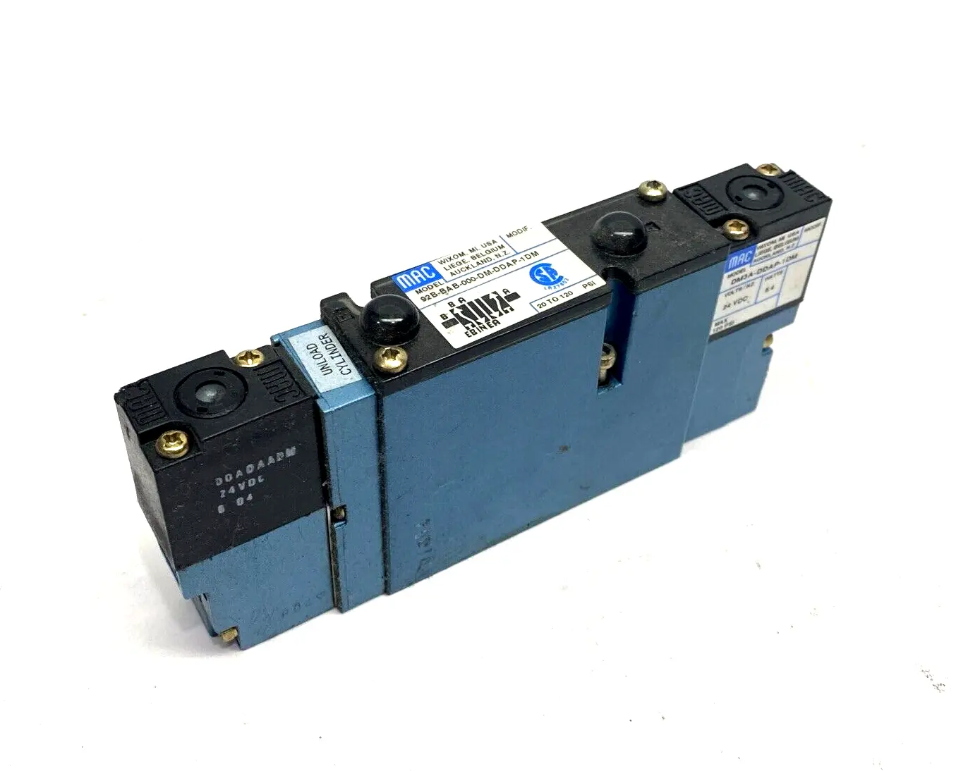 92B-BAB-000-DM-DDAP-1DM | Mac Valves  Solenoid Valve - Used