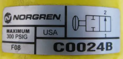 NEW NORGREN C0024B LOCKOUT VALVE W/MUFFLER