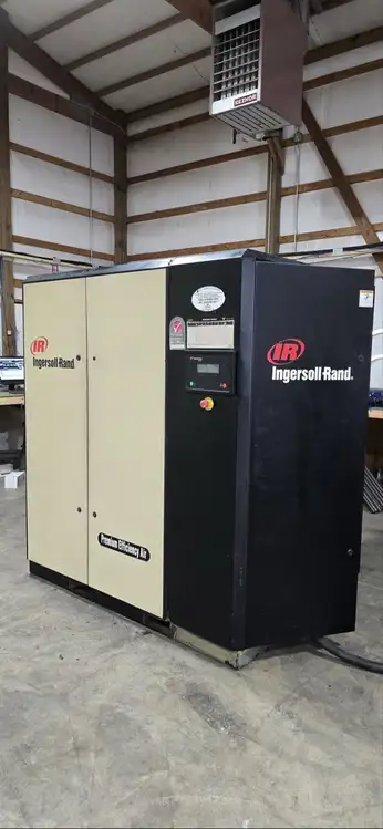 Used 1900 INGERSOLL RAND IRN75H-CC Rotary Screw & Sliding Vane Air Compressors Illinois US | Revelation Machinery #402862