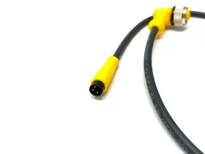 New | in-Stock Turck Double Ended Corset M12 Rt Angle to M8 Cable & Wire Michigan US | Maverick Industrial Sales #1468009