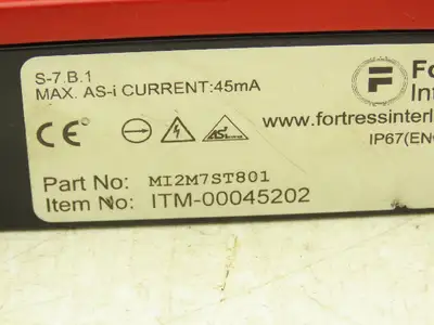 Fortress Interlock MI2M7ST801 Gate Safety Switch Handle Operated