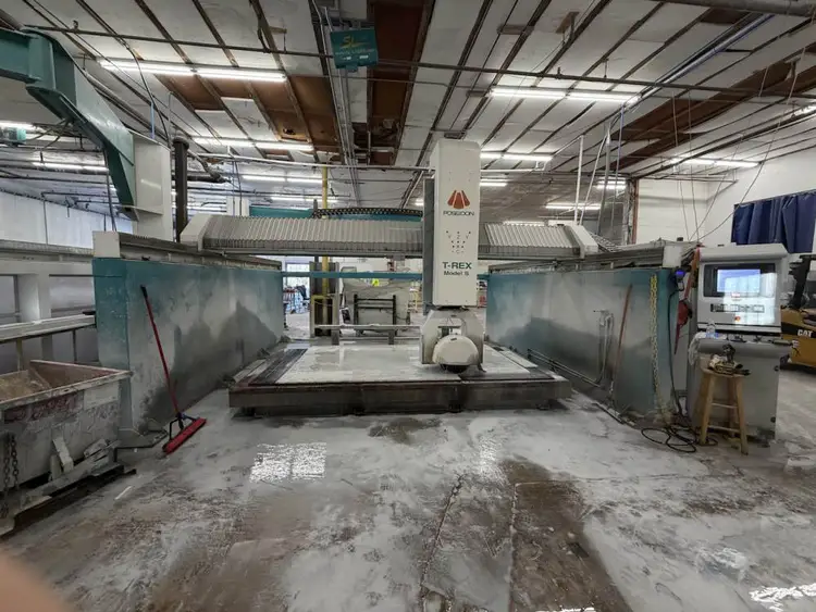 Used 2019 POSEIDON T – REX MODEL S SINGLE TABLE Stone CNC Machining Centers Michigan US | All Used Stone Equipment #1568689