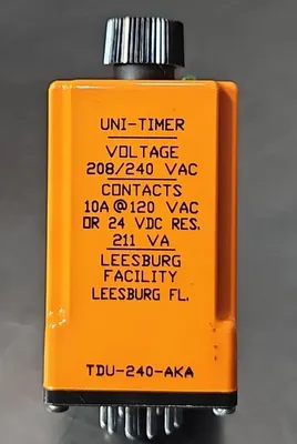 ATC DIVERSIFIED ELECTRONICS TDU-240-AKA. TIME DELAY RELAY. Loc3B-9