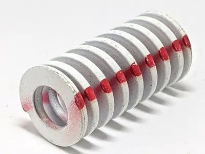 New | in-Stock ASSOCIATED SPRING RAYMOND RED / PAINTED WHITE DIE SPRING 1” X 2” Taps & Dies | Maverick Industrial Sales #1117661