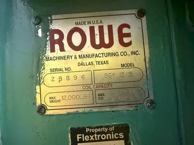 USED ROWE BGY12-15