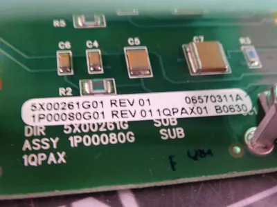 Westinghouse 5X00262G01 / 5X00261G01 Ovation Control Card 5X00260G01 Rev 01 Used