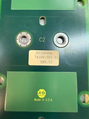 Allen Bradley Pc Circuit Board Card 74100-301-52 / 74100-126-02A (9.3.3)