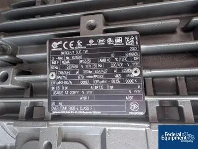 USED ICCNW 4100 Gal ICCNW Mix Tank, 304 S/S, 3 HP