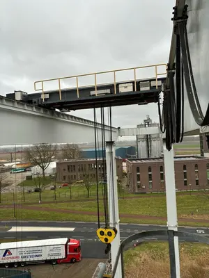 USED SWF GANTRY CRANE 70 TON + 5 TON X 25 METER