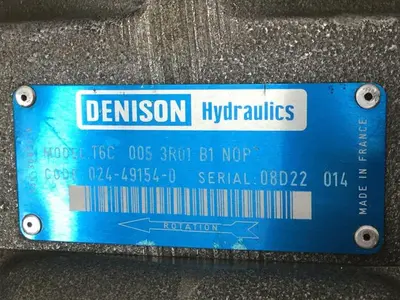 USED DENISON HYDRAULICS T6C 005 3R01 B1 N0P