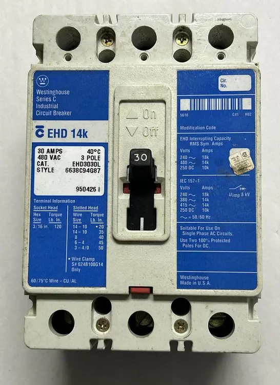 Used WESTINGHOUSE EHD3030L Miscellaneous Equipment (Electrical & Power) | Surplus Asset Holdings #1202822