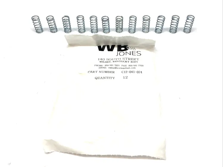 New | in-Stock WB Jones Springs 3/4" BAG OF 12 Misc Fasteners Michigan US | Maverick Industrial Sales #1424585