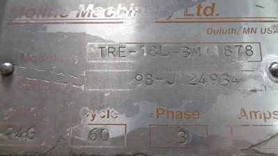 Used MOLINE TRE-18L-BMI 7878 Dough Extruders California US | BakeryEquipment.com #1554619