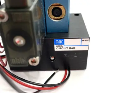 New | in-Stock MAC Valves Manifold Solenoid Valve Assembly, 3-Solenoid, 2-Valve Solenoid Valves Michigan US | Maverick Industrial Sales #1401361