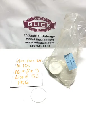 462742 Diameter Acrylic Circle Disc Clear (List of 52) PK6
