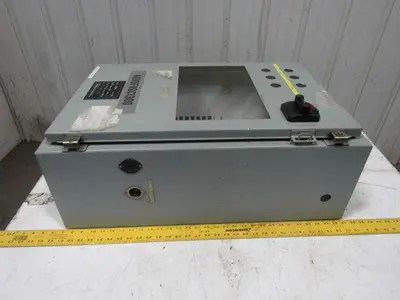 Hoffman 30x20x10" Electrical Enclosure Back Plate And Mounted Components