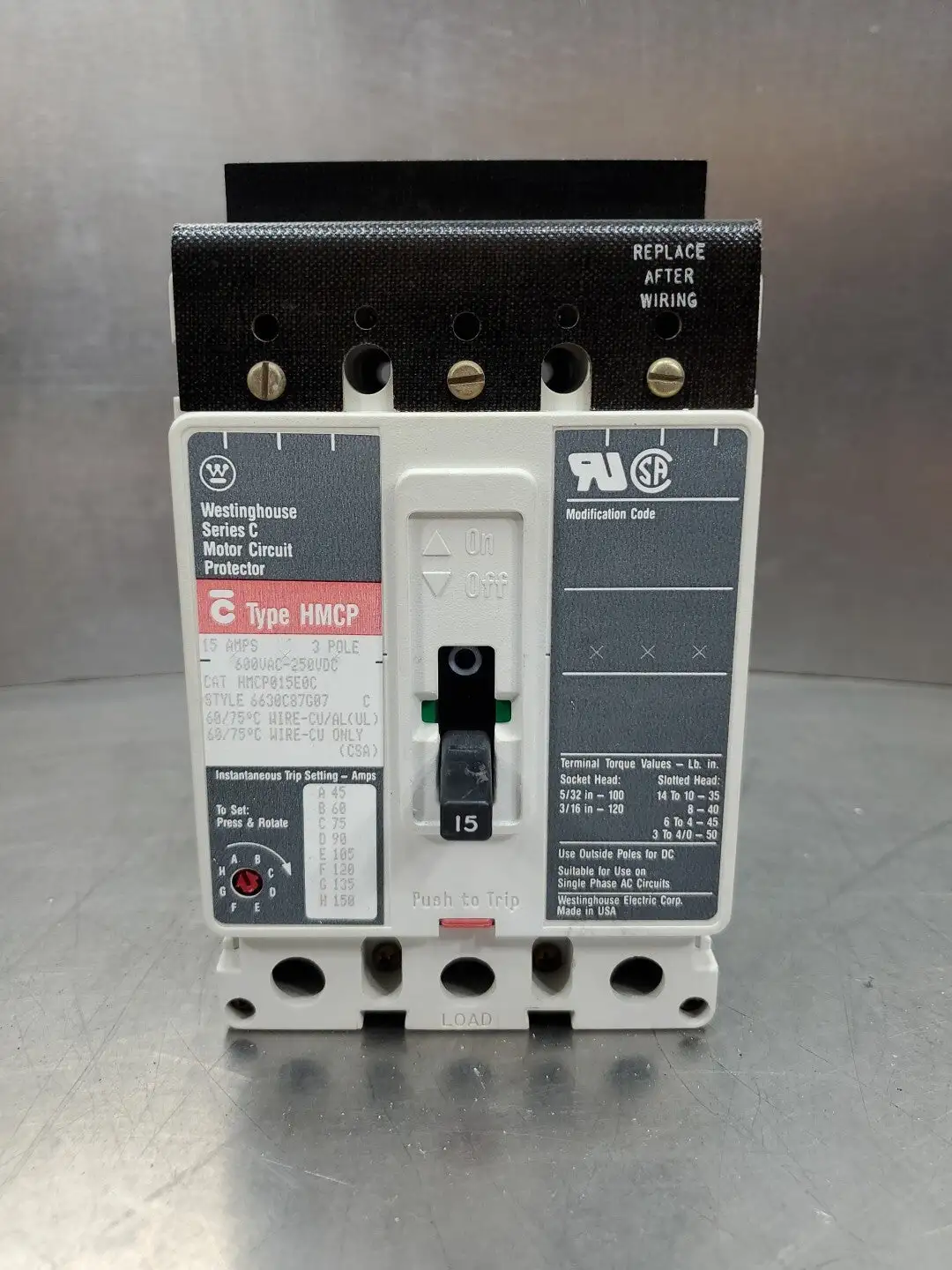 USED Eaton HMCP015E0C