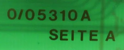 USED DIENES 0/05310A CONTROL BOARD 005310A