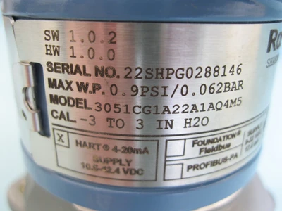 NEW Rosemount 3051 CG 1A 22A1AQ4M5