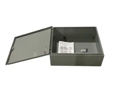 New | in-Stock Hoffman Single Door Enclosure, Gray Steel, 20 x 24 x 8", 77430 Electrical Boxes Michigan US | Maverick Industrial Sales #1441679