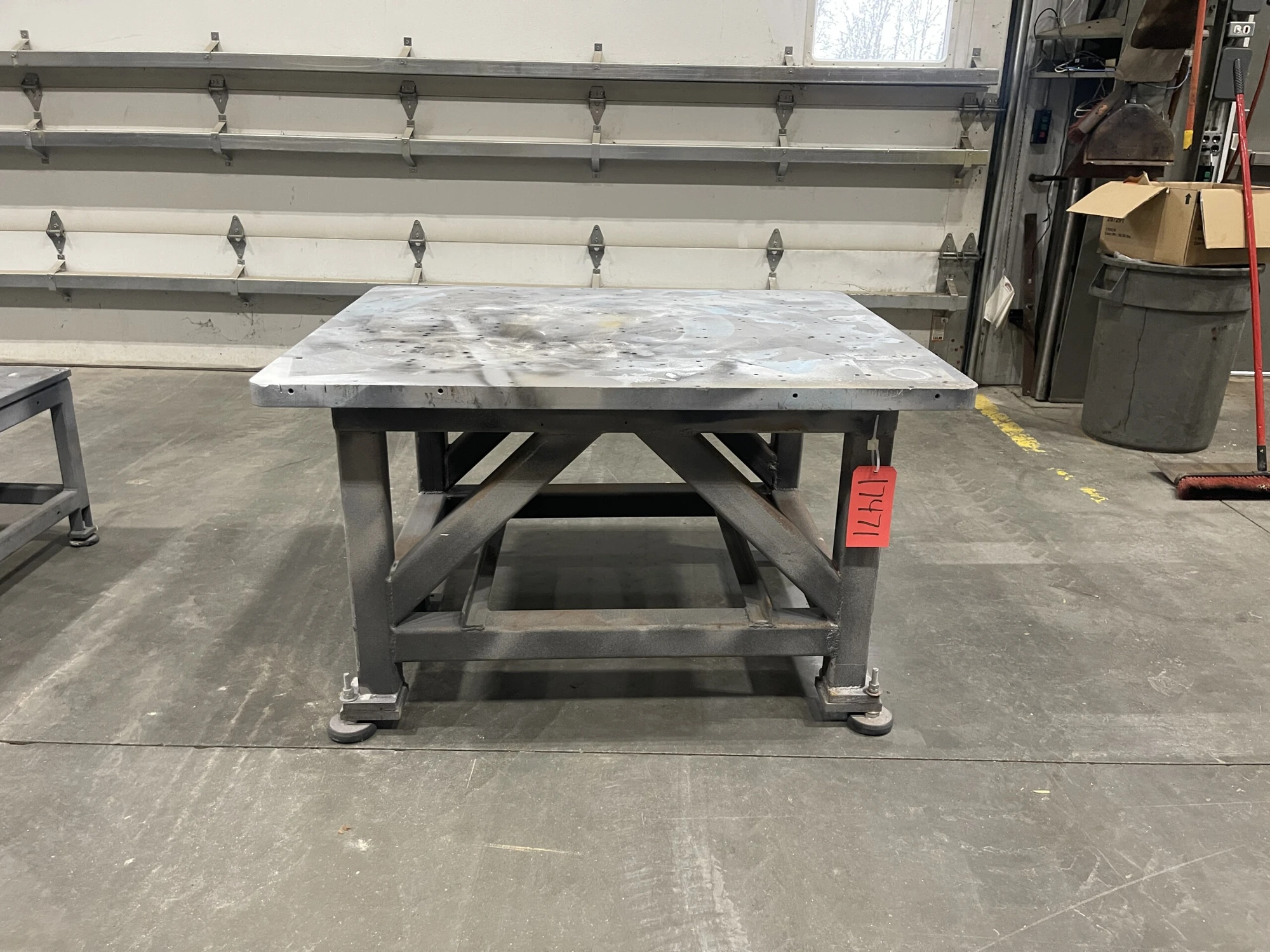 40″ x 48″ x 29″ H Steel Table, 1.5″ Thick