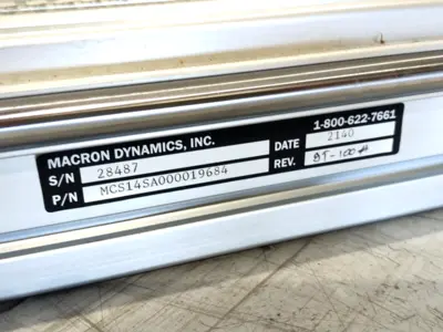 Used Macron Dynamics MCS14SA000019684, MDS-14S Linear Actuators Michigan US | Maverick Industrial Sales #1394814