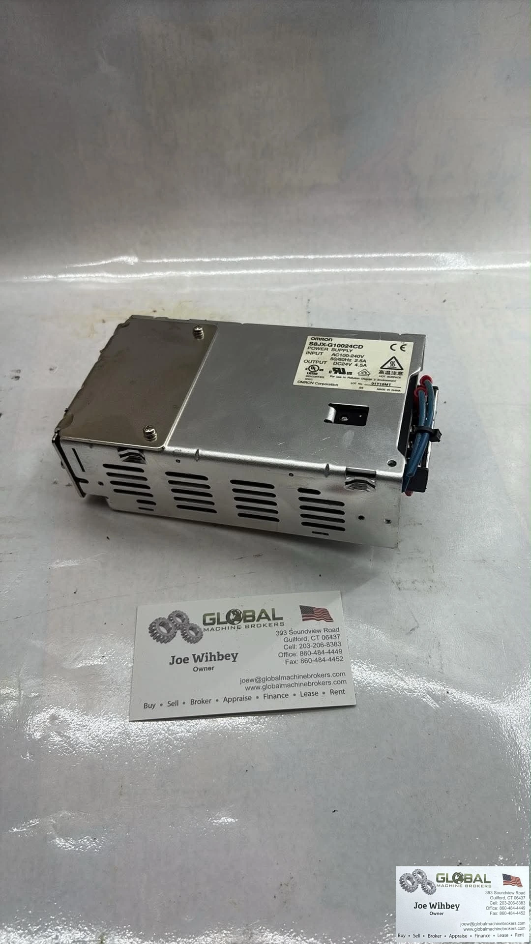 Omron S8JX-G10024CD Power Supply 100w 24vdc