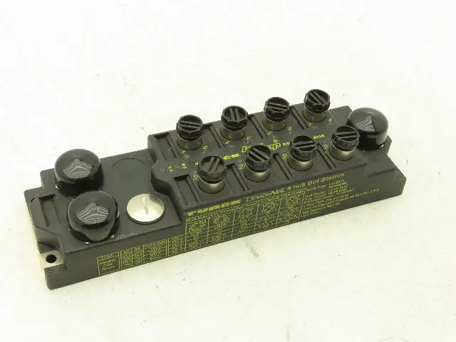 Turck CDN-IOM-88-0036 Bus Stop Device Net 8 In/8 Out Station 11-26VDC Input