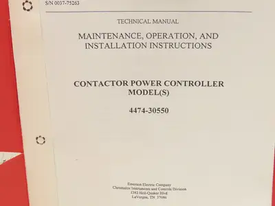 Chromalox 4474-30550 Contactor Power Controller Hoffman 16x14 NEMA 480VAC 3Ph