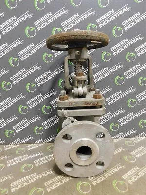 1" Powell 2491 Gate Valve 275 WOG 500°F Max. B16.34 Used