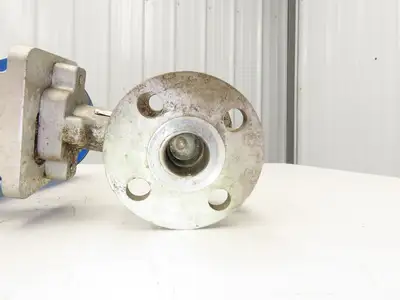Jamesbury Quadra-Powr X QPX1CIK15 Actuator 1" Flanged SS Ball Valve & Positioner