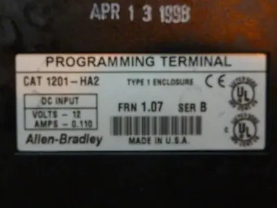 USED ALLEN BRADLEY 1201-HA2 SER B