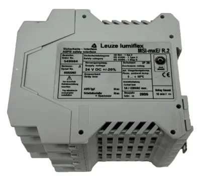 USED LEUZE MSI-MXE/R.2 LUMIFLEX SAFETY RELAY 549984
