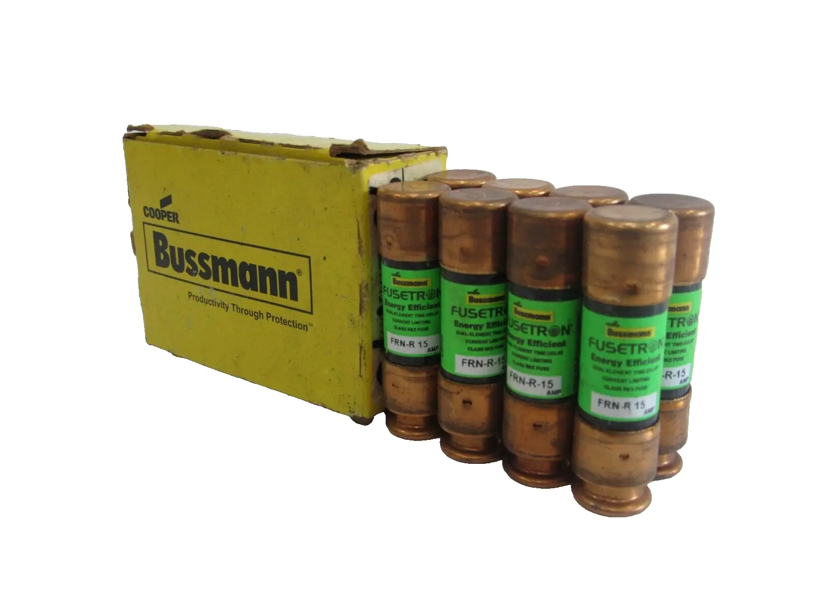 NEW BUSSMANN FRN-R-15 FUSES FRNR15