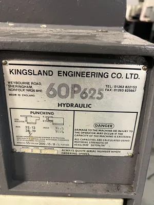 KINGSLAND 60P/625 Ironworkers | Universal Press & Machinery (UPM) (3)