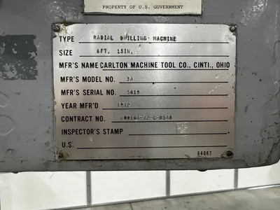1972 CARLTON 3A Radial Drills | Machine Tool Emporium (5)
