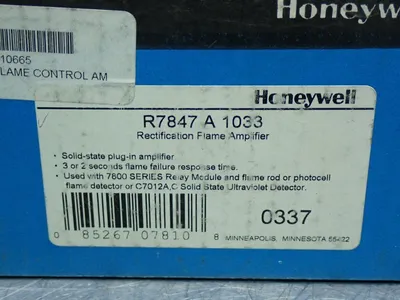 Used HONEYWELL R7847A1033 Amplifiers | HGR 24 #741299