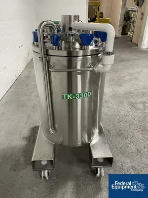 USED ITT 125 Liter Integrated Biosystems Cryovessel, 316L S/S, 50/65#