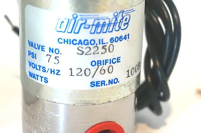 NEW AIR-MITE S2250 AIR VALVE