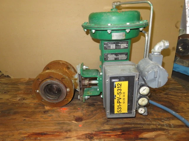 Fisher 3" V150 V-Ball Control Valve Steel Body Material