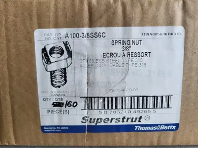 NEW THOMAS & BETTS A100-3/8SS6C