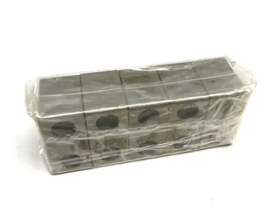 USED MISUMI STOPPER BLOCK, COUNTERBORED, 20MM THICK, 30MM HEIGHT