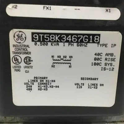USED GENERAL ELECTRIC / GE 9T58K3467G18