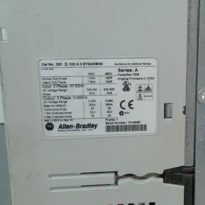 Allen-Bradley - 22 D D 022 A 0 EYNANBNE Series A - Drive 1E