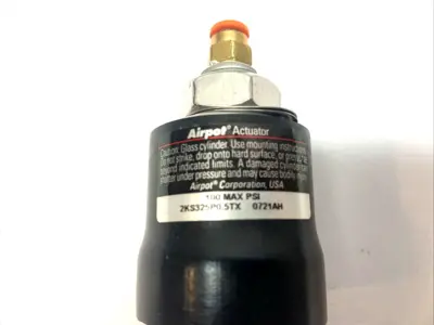USED AIRPOT CORPORATION PNEUMATIC ACTUATOR NO ROD CONFIG.