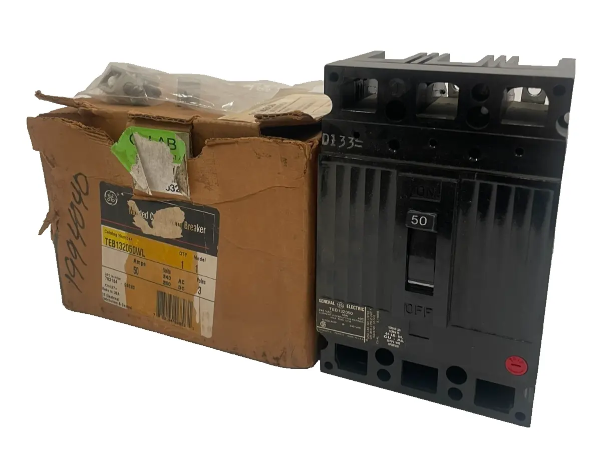 NEW GENERAL ELECTRIC TEB132050WL CIRCUIT BREAKER 50AMP 240V